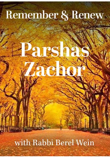 Parshas Zachor<br>Remember and Renew: The Four Special Sabbaths of the Year<br>From the Haftorah Series