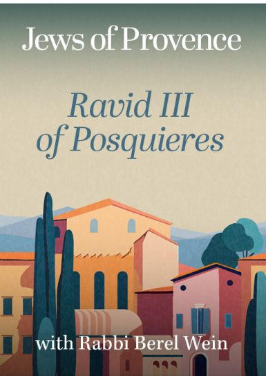 Ravid III of Posquieres<br> Jews of Provence