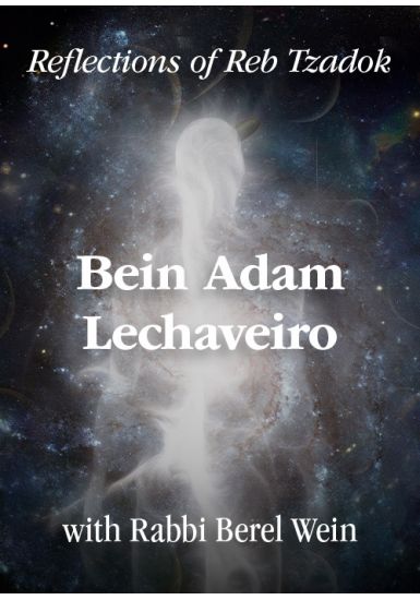 Bein Adam Lechaveiro <br>Reflections of Reb Zadok / Part 1
